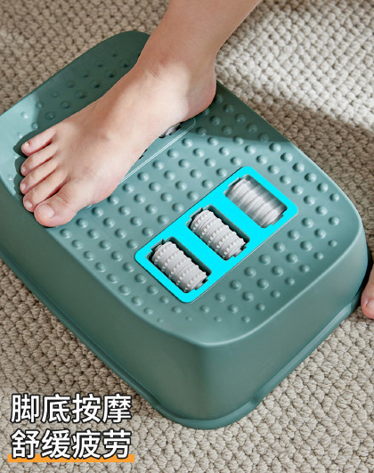 滚轮按摩踩脚凳办公室按摩脚踩凳沙发脚踏凳家用按摩滚轮踩脚凳