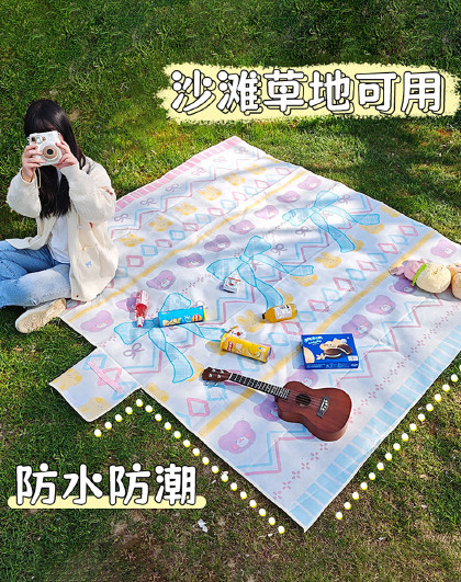 便携防水野餐垫户外野炊野营帐篷地垫春游坐垫草坪垫子户外野餐垫