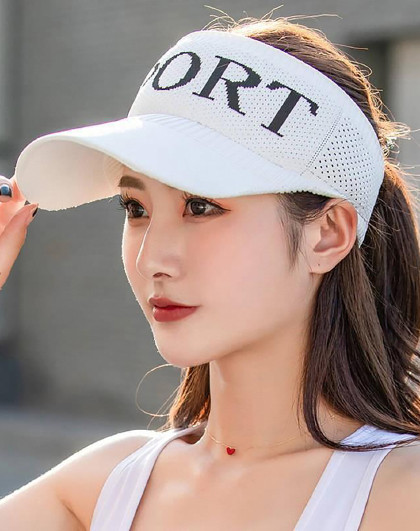 夏季新款防晒防紫外线女沙滩骑车防晒用品透气发带空顶发箍