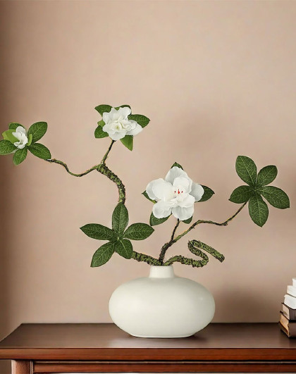 室内客厅装饰品办公室花艺假绿植装饰插花仿真花绿植装饰品摆件