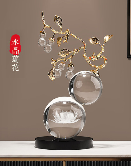 葫芦五福临门摆件电视柜酒柜玄关装饰品客厅家居乔迁新居礼物