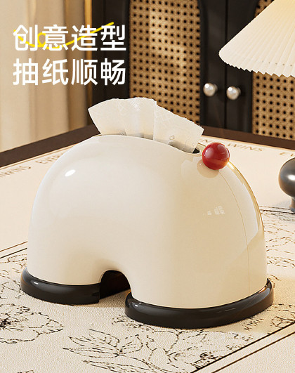 家用创意茶几床头柜车载餐巾纸收纳盒抽纸盒复古纸巾收纳盒