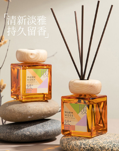 天然清新无火香薰家用室内高颜值持久淡香房间卧室持久散香摆件