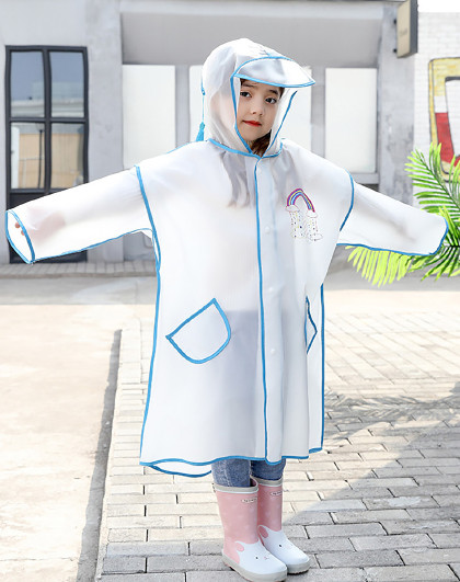 儿童雨衣上学专用男大童初中小学生女长款全身防儿童雨衣雨披